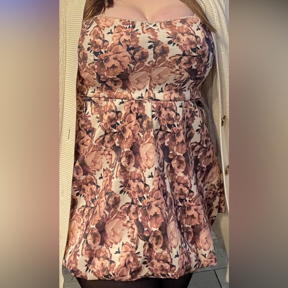 Altar’d State Minister Clover Floral Bubble Dress